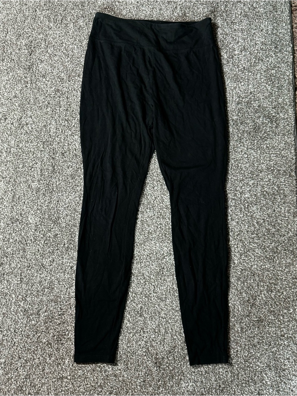[140] Women's Black High-Rise Stretch Leggings